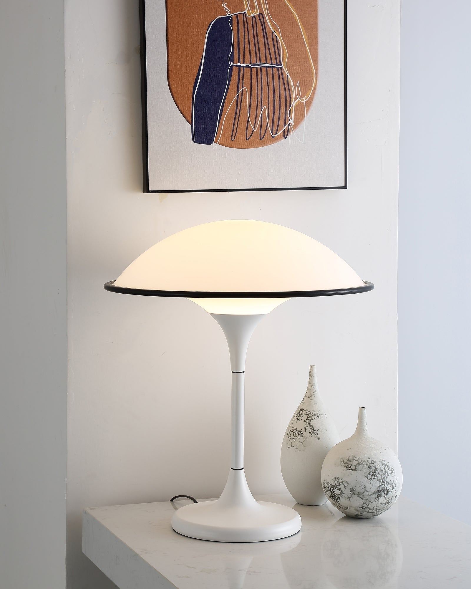 Fontano Moderne Tischlampe – Elegantes Design Warmweiß Wohnzimmer