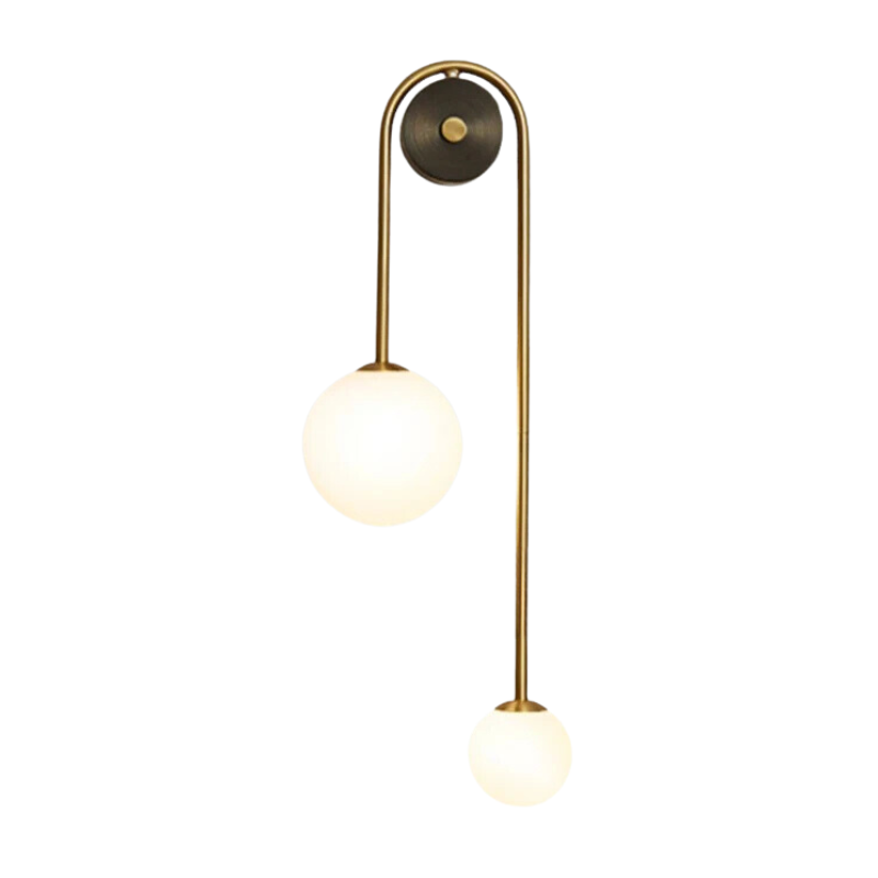 GlasVéa – Minimalistische Wandleuchte mit warmem Licht