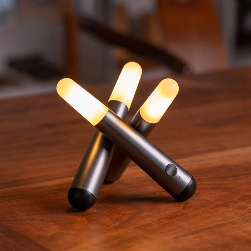 LumoStab LED Tischlampe – Modern, dimmbar, warmweiß, für Wohnzimmer