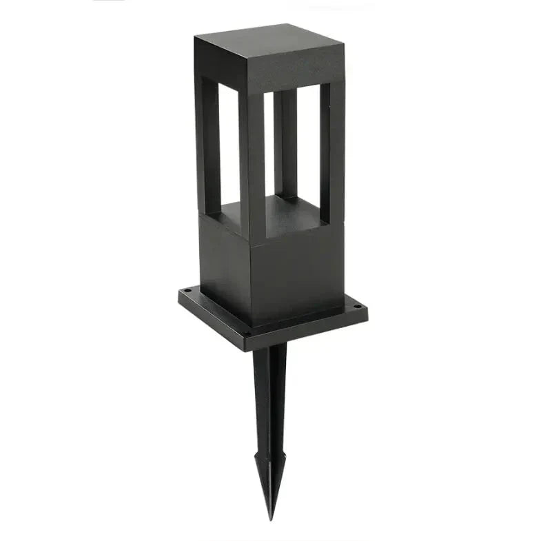 LumoWay Wegeleuchte Modern LED Gartenlampe Schwarz Wetterfest