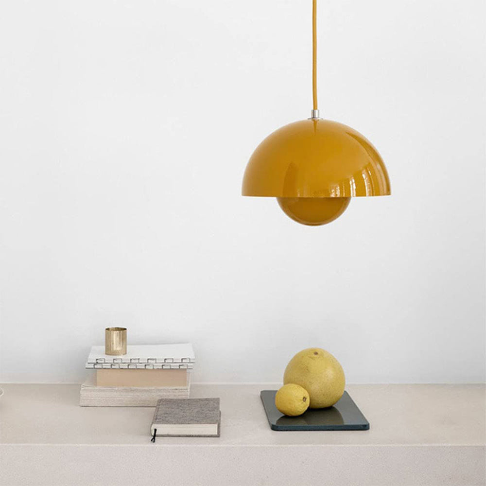 Halbkreisförmiger bunter Kronleuchter – Skandinavisches Design für Esszimmer & Wohnzimmer