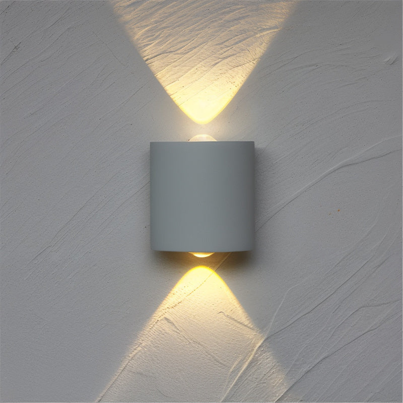 LichtAura - Innen-/Außenwandleuchte – Modernes Minimalistisches Design