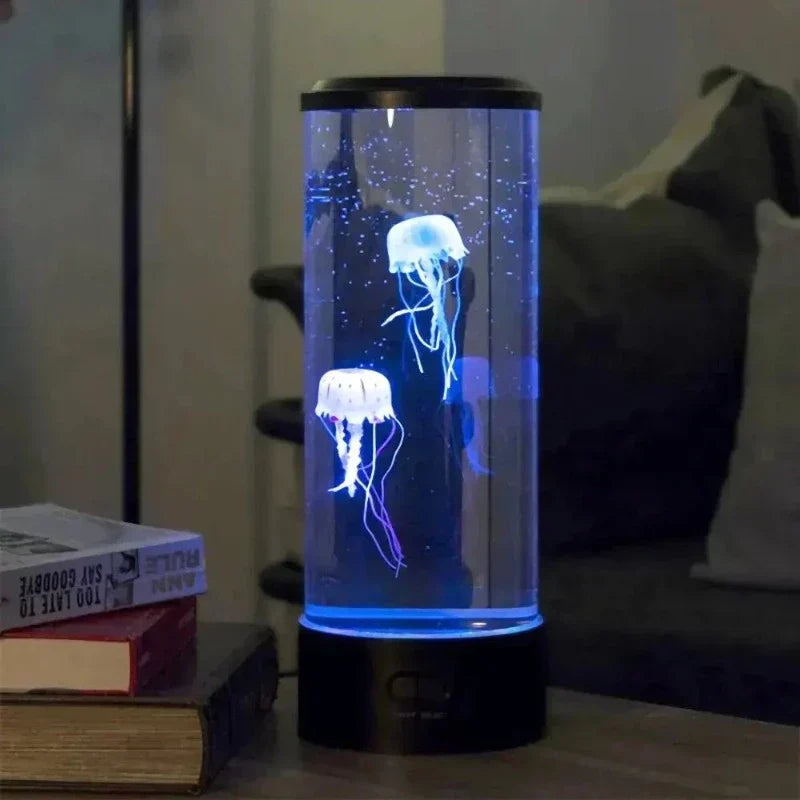JellyGlow – LED-Stimmungslampe Qualle mit Farbwechsel für Büro