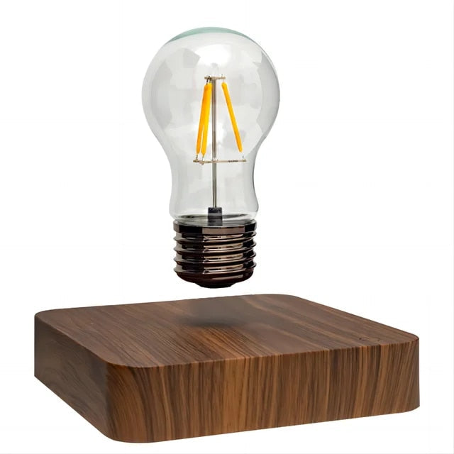 FloatLux Schwebelampe – Moderne LED Glühbirne Warmweiß Wohnzimmer
