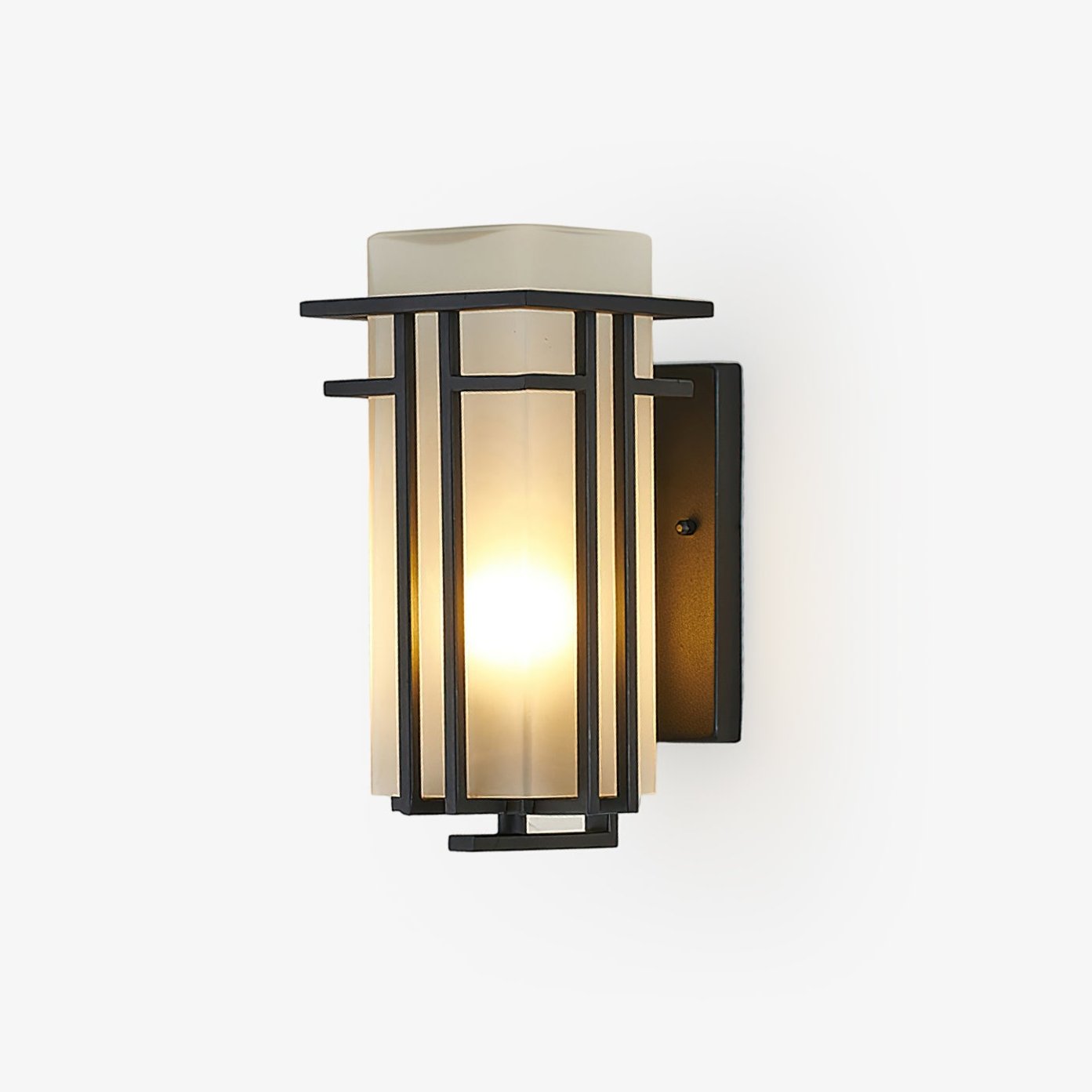 VelaLux Außenwandleuchte Modern E27 Schwarz für Terrasse