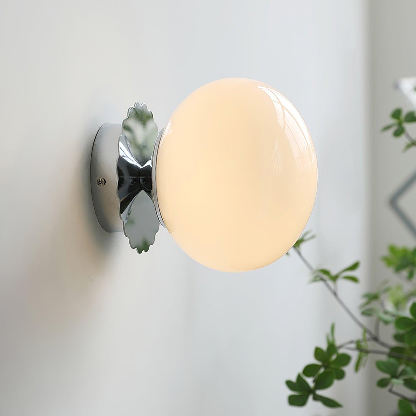 MarshGlow – Runde Konsolenleuchte Modern Weiß Ideal für Flur & Wohnbereich