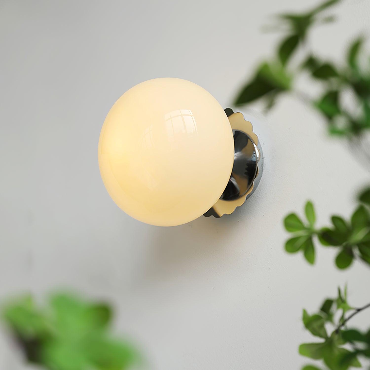 MarshGlow – Runde Konsolenleuchte Modern Weiß Ideal für Flur & Wohnbereich