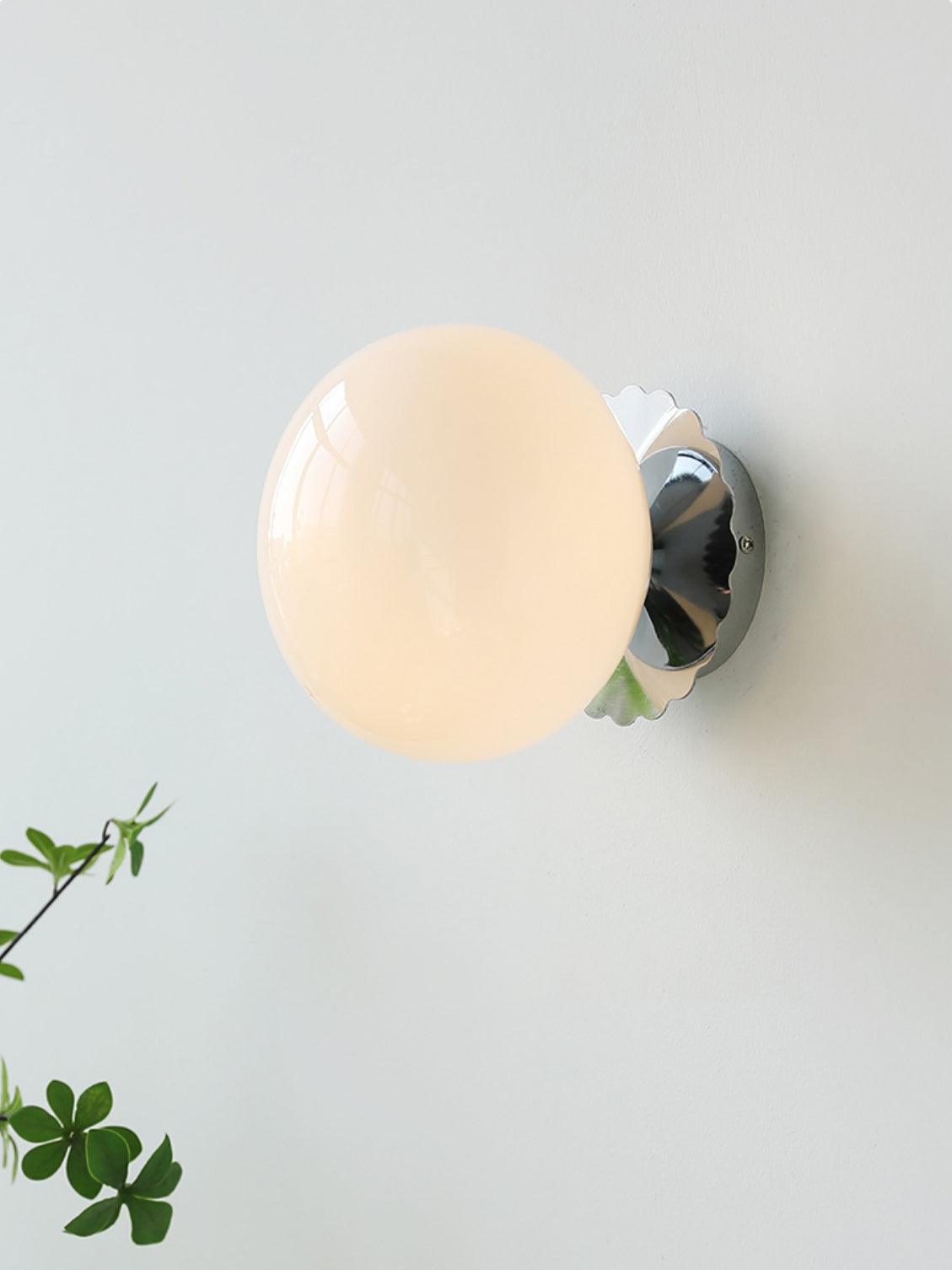 MarshGlow – Runde Konsolenleuchte Modern Weiß Ideal für Flur & Wohnbereich
