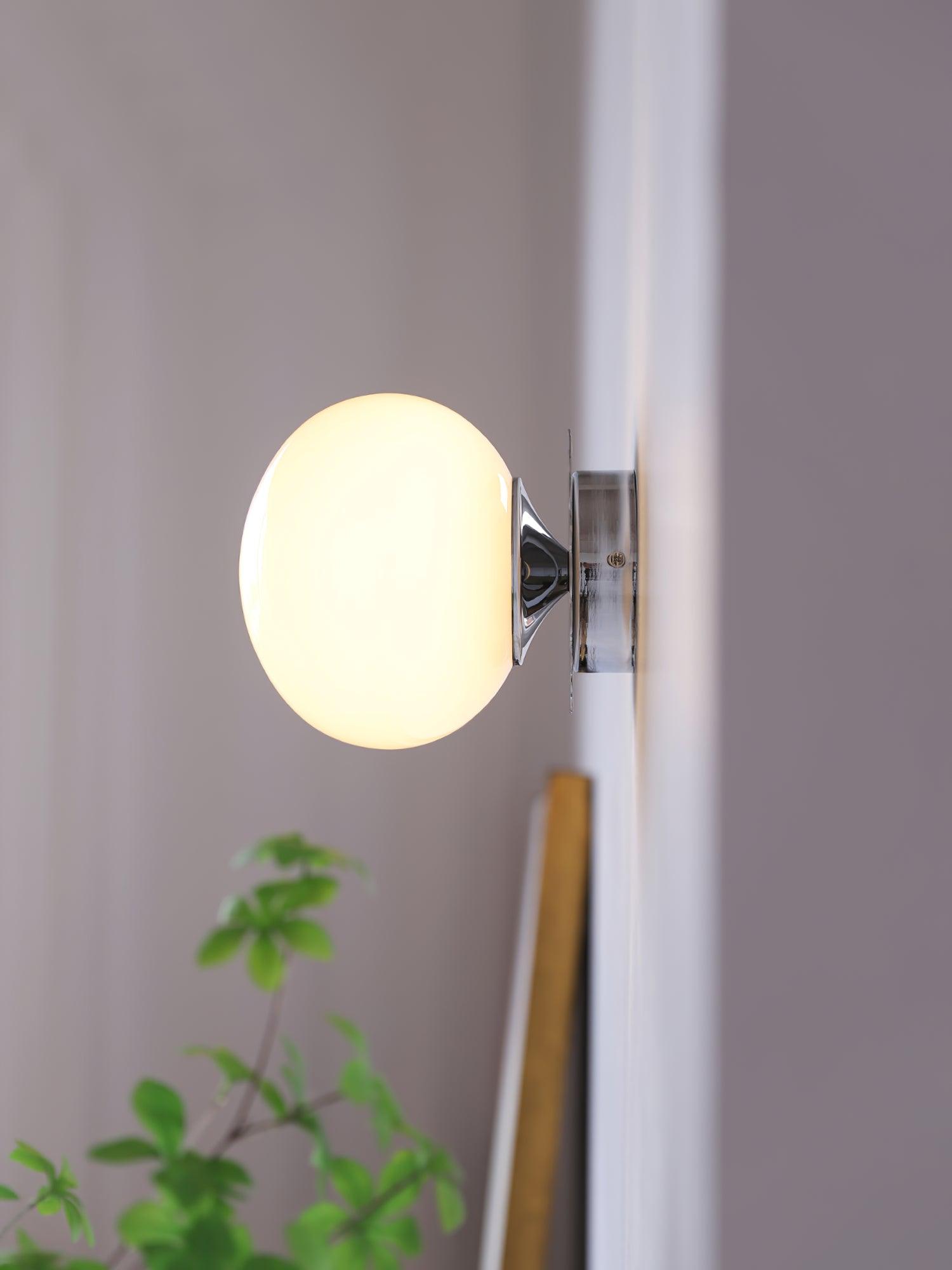 MarshGlow – Runde Konsolenleuchte Modern Weiß Ideal für Flur & Wohnbereich