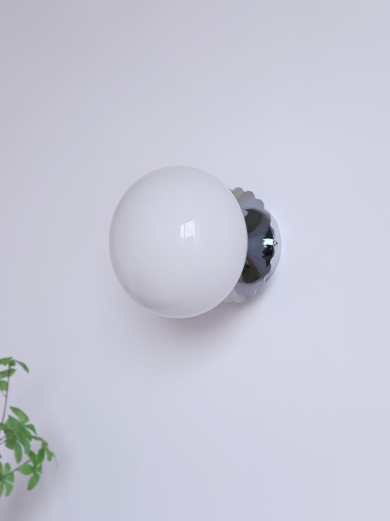 MarshGlow – Runde Konsolenleuchte Modern Weiß Ideal für Flur & Wohnbereich