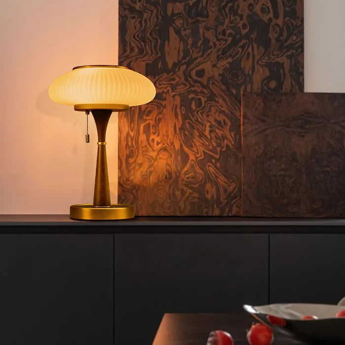 Minimalistische Tischlampe in Pilzform – LED – Dimmbar – Schlafzimmer