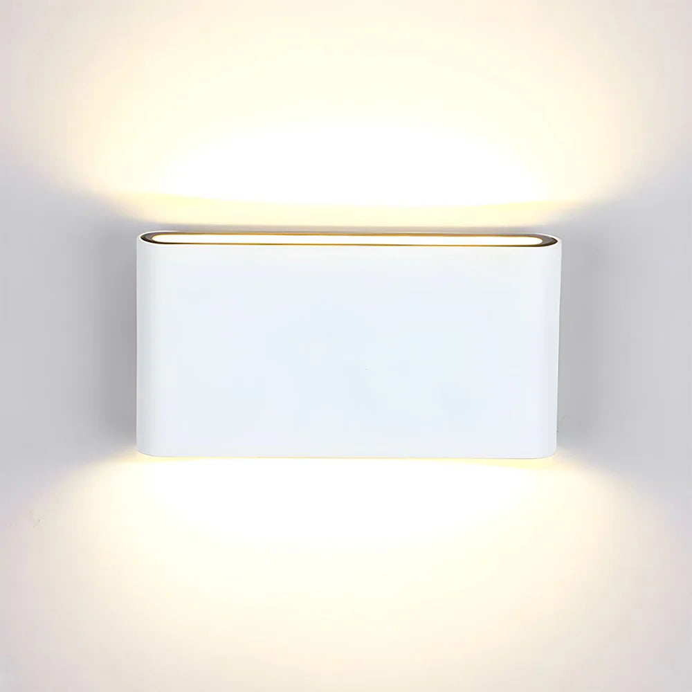 Moderne wasserdichte LED Wandleuchte doppelte Lichtquelle