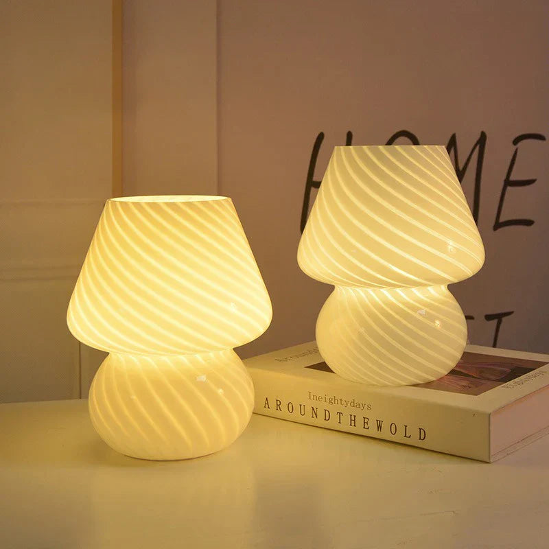 LumoVetro – Vintage Tischlampe aus Muranoglas Warmlicht Wohnzimmer