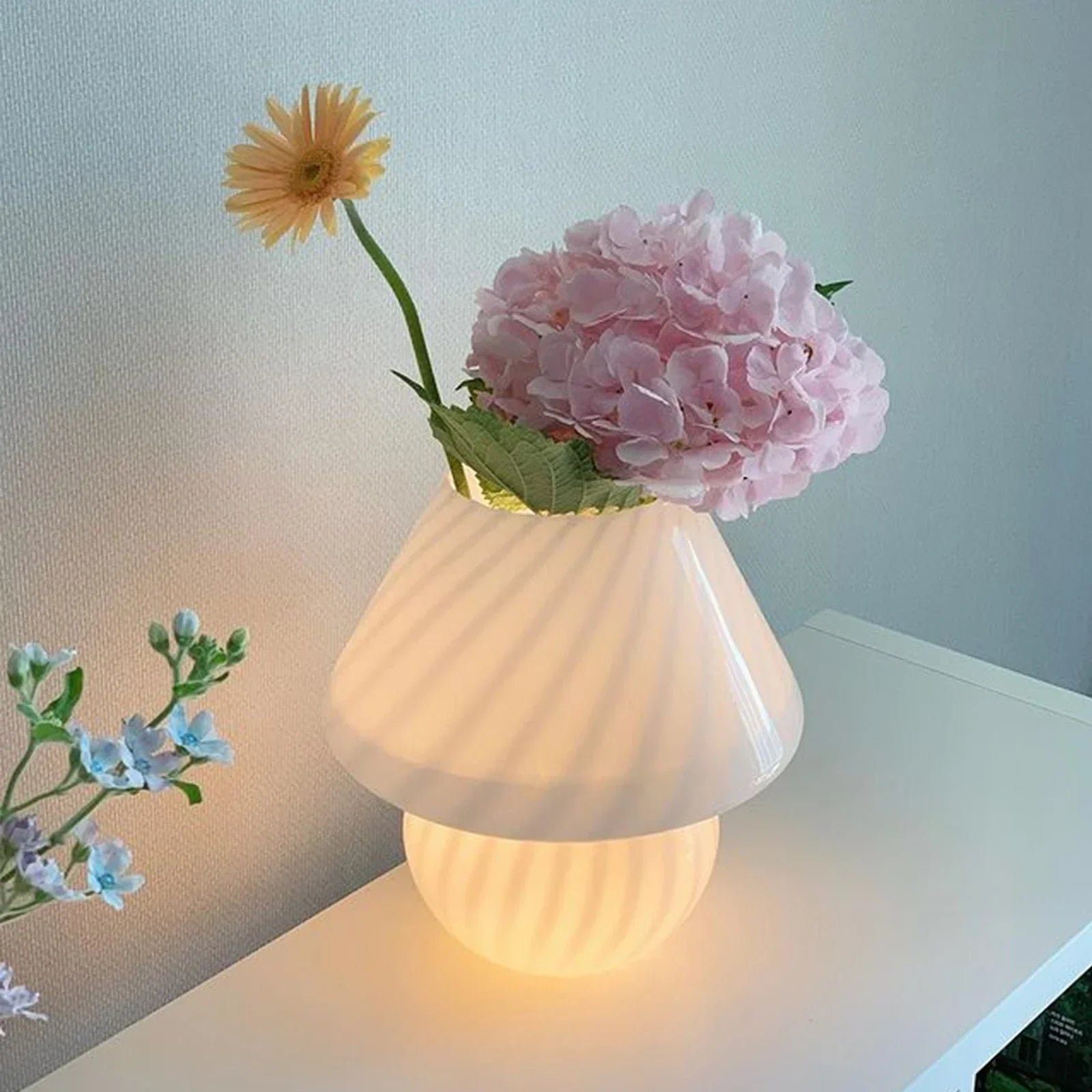 LumoVetro – Vintage Tischlampe aus Muranoglas Warmlicht Wohnzimmer