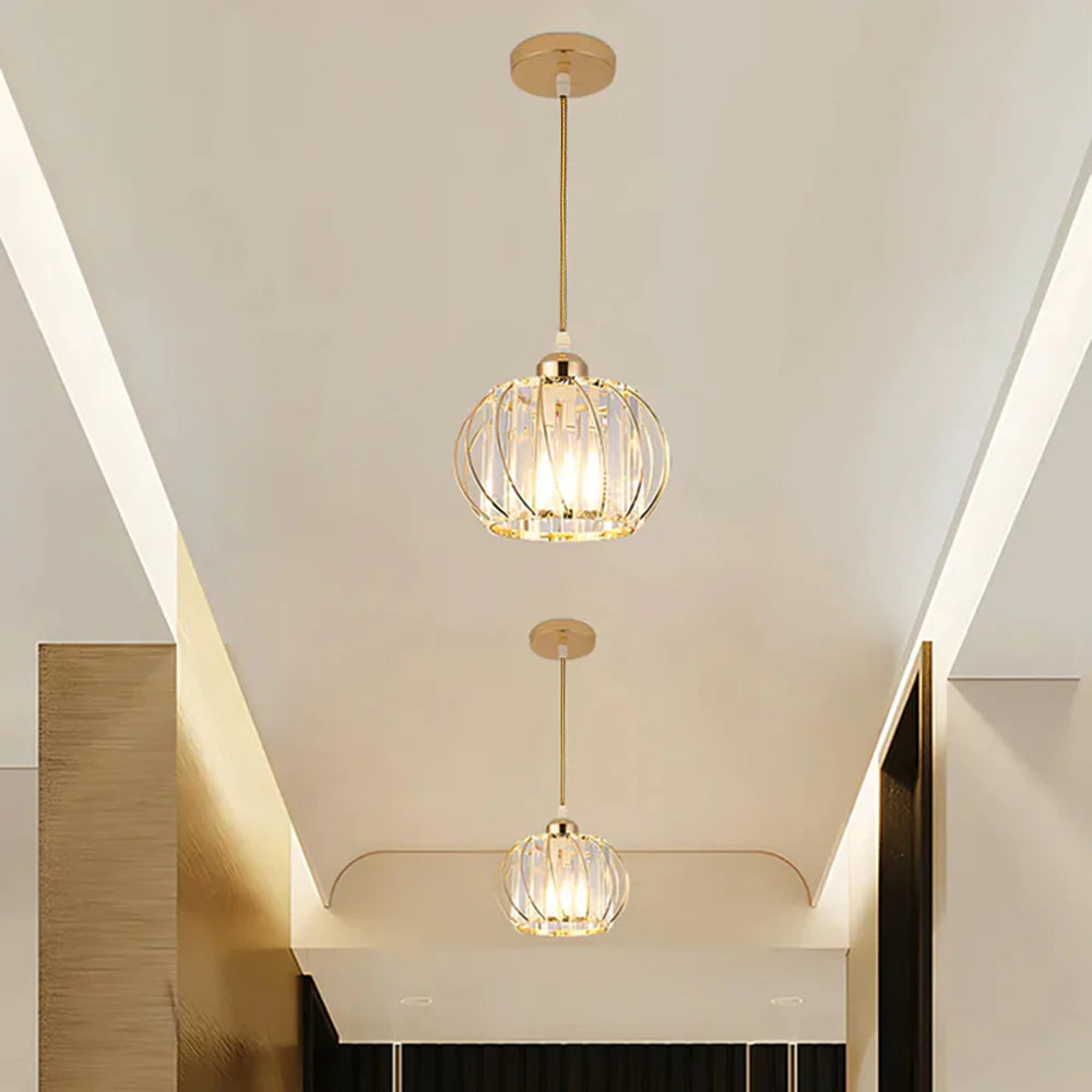 Nordische Pendelleuchte Glas – LED – Kugelform – Flur & Wohnzimmer