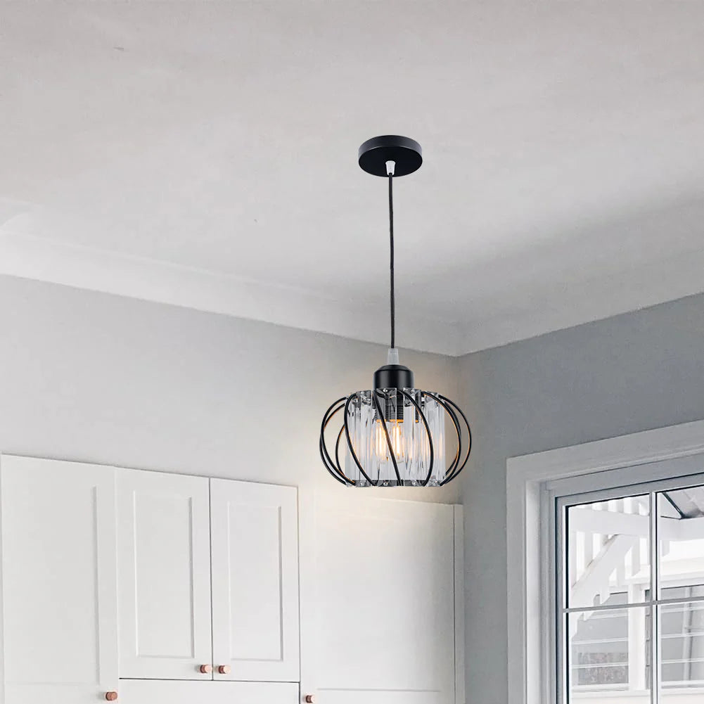 Nordische Pendelleuchte Glas – LED – Kugelform – Flur & Wohnzimmer