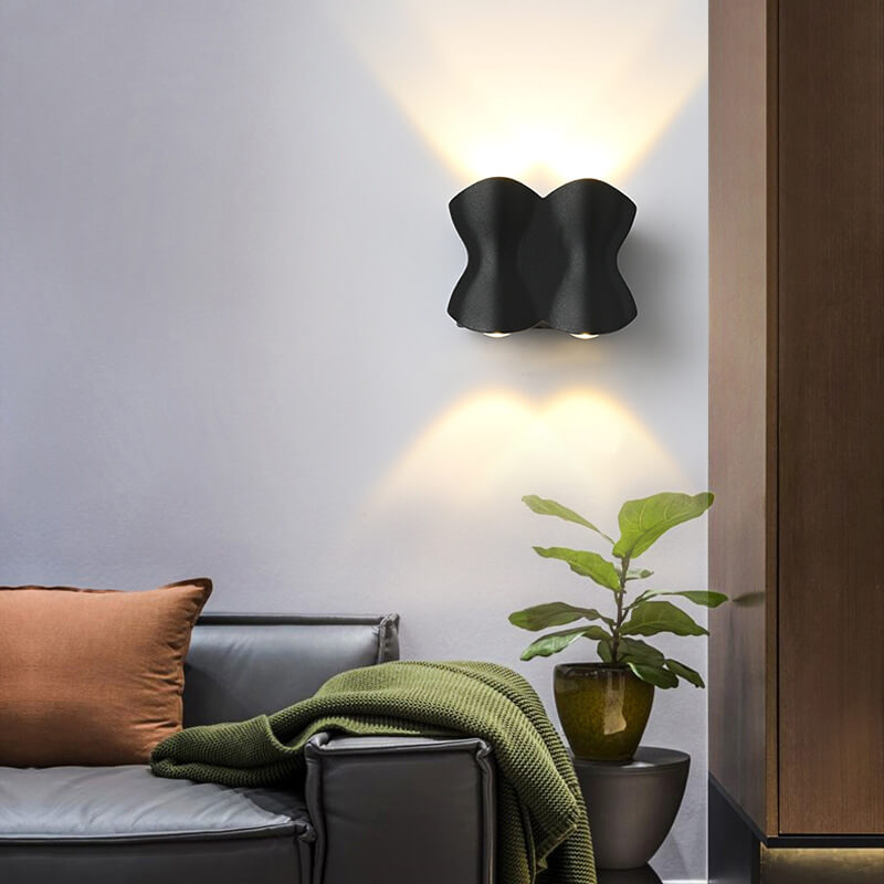 LumoShield LED-Wandleuchte - Wasserdicht und modernes Design - Für Schlafzimmer/Wohnzimmer