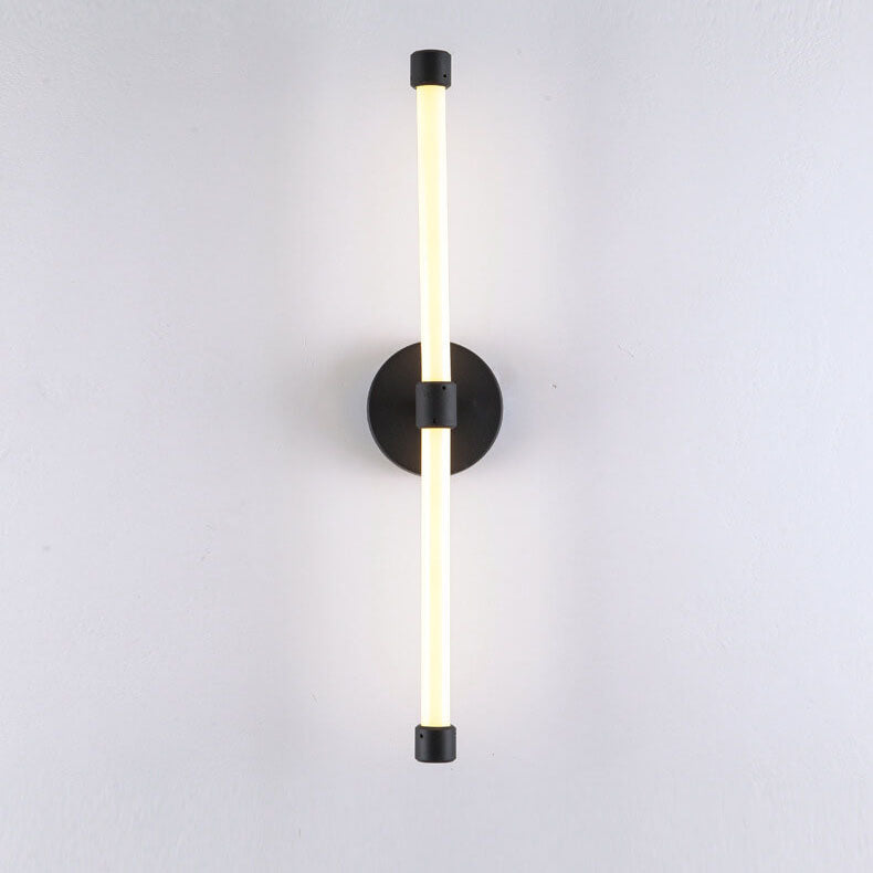 LumoLux - Moderne LED-Wandleuchte - Schwarz und Gold für Wohnzimmer
