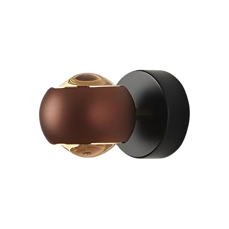 RayVera LED-Wandleuchte – Minimalistisches Design in Schwarz & Gold