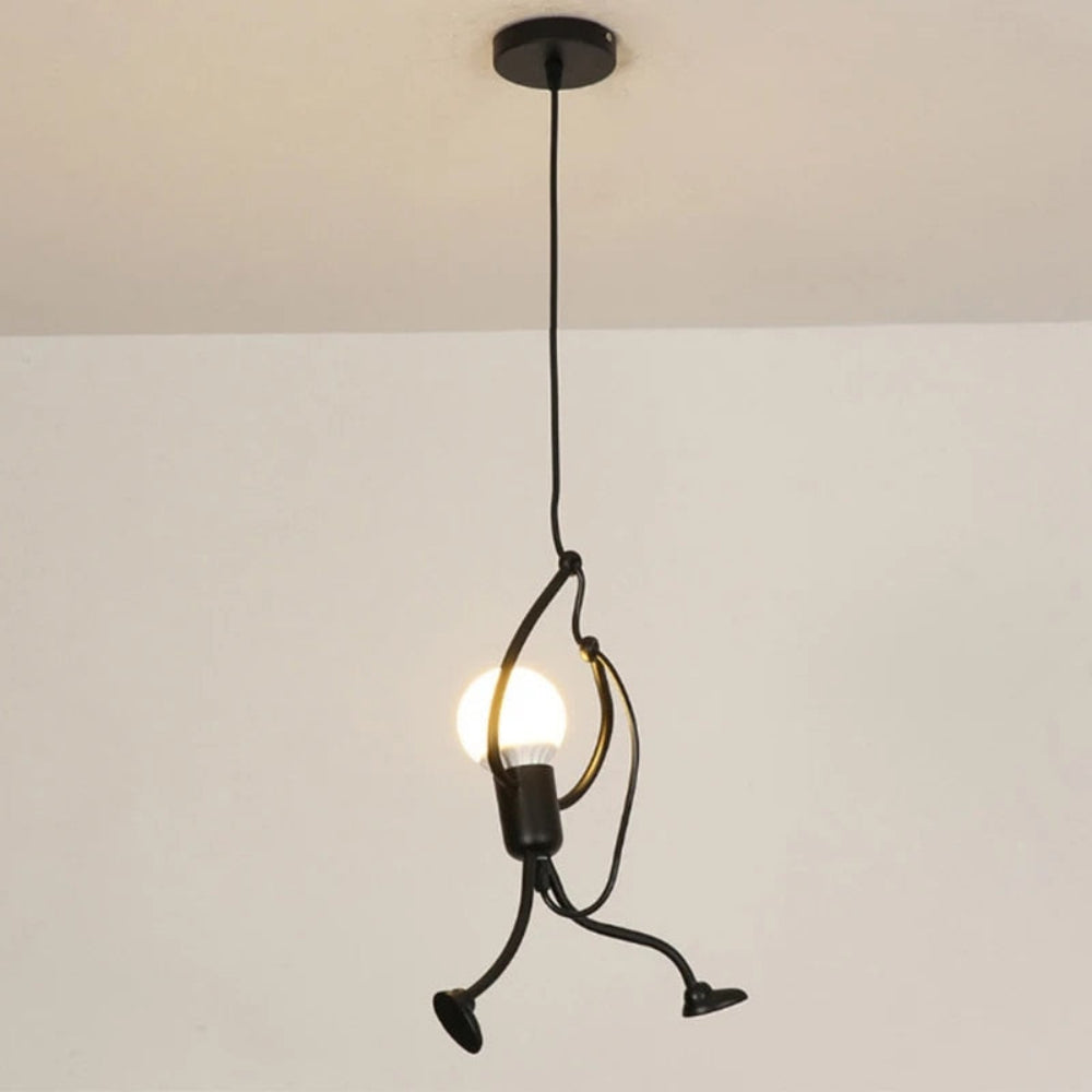 LightBuddy – Retro Deckenleuchte Vintage-Stil Metall Braun fürs Wohnzimmer