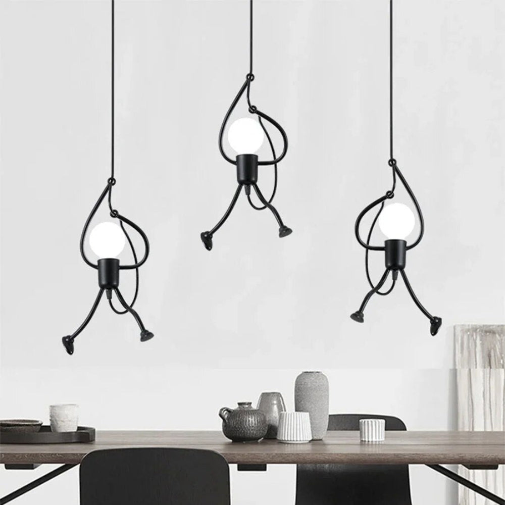 LightBuddy – Retro Deckenleuchte Vintage-Stil Metall Braun fürs Wohnzimmer