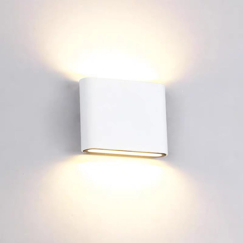 LumoUpDown Außenwandleuchte Modern LED Wasserdicht Schwarz für Terrass