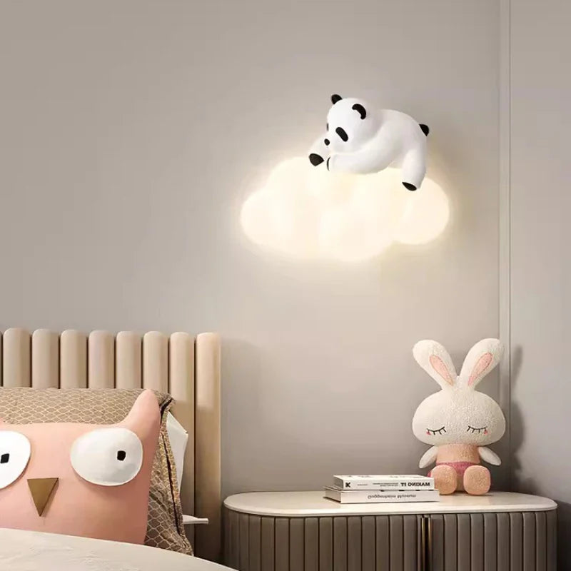 PandaGlow LED-Wandleuchte mit einstellbaren Farben