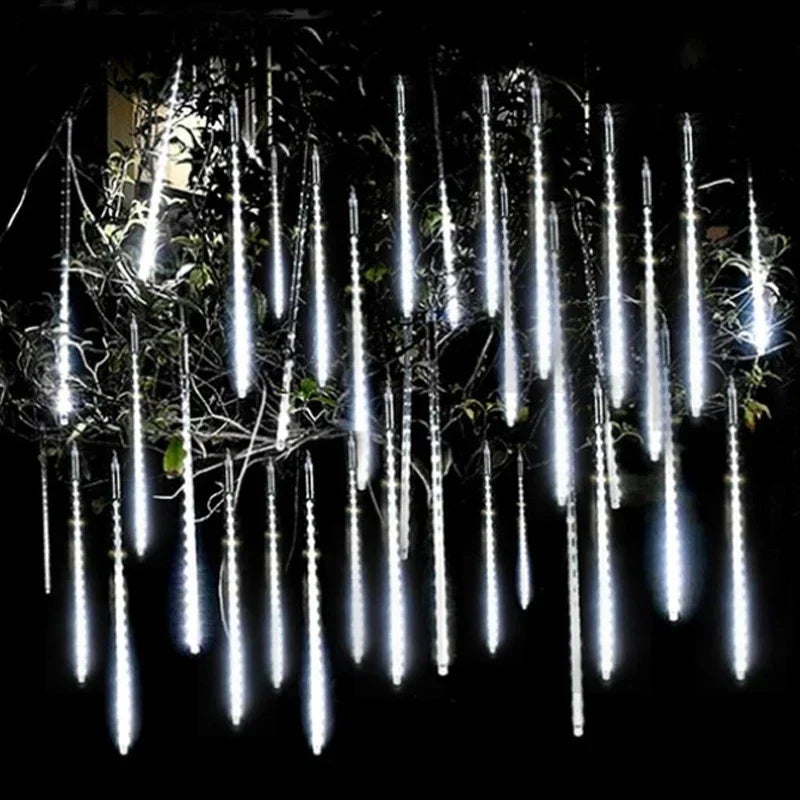 Sternenzauber – Festliche LED-Außenlichter Warmweiß Garten