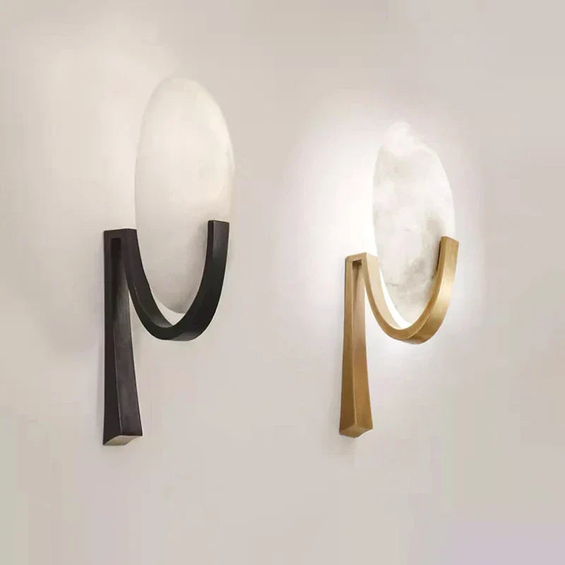 GlowVera LED-Wandleuchte aus Marmor – Modern & Elegant für Wohnzimmer