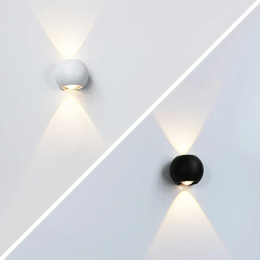 SolarBlaze - Energieeffiziente 6W Solarlampe zur Wandmontage - Wasserdicht für den Außenbereich