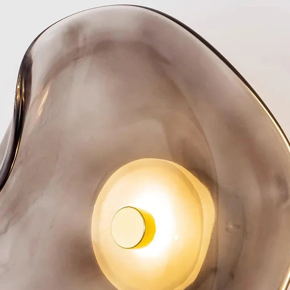 EternaGlow I LED-Wandleuchte - Glasdesign mit energieeffizienter Beleuchtung für den Korridor