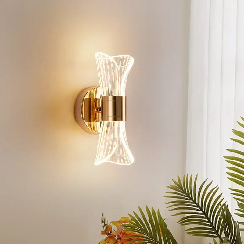 LumeWave LED-Wandleuchte – Modernes Design & Warmes Licht für Wohnzimmer & Flur