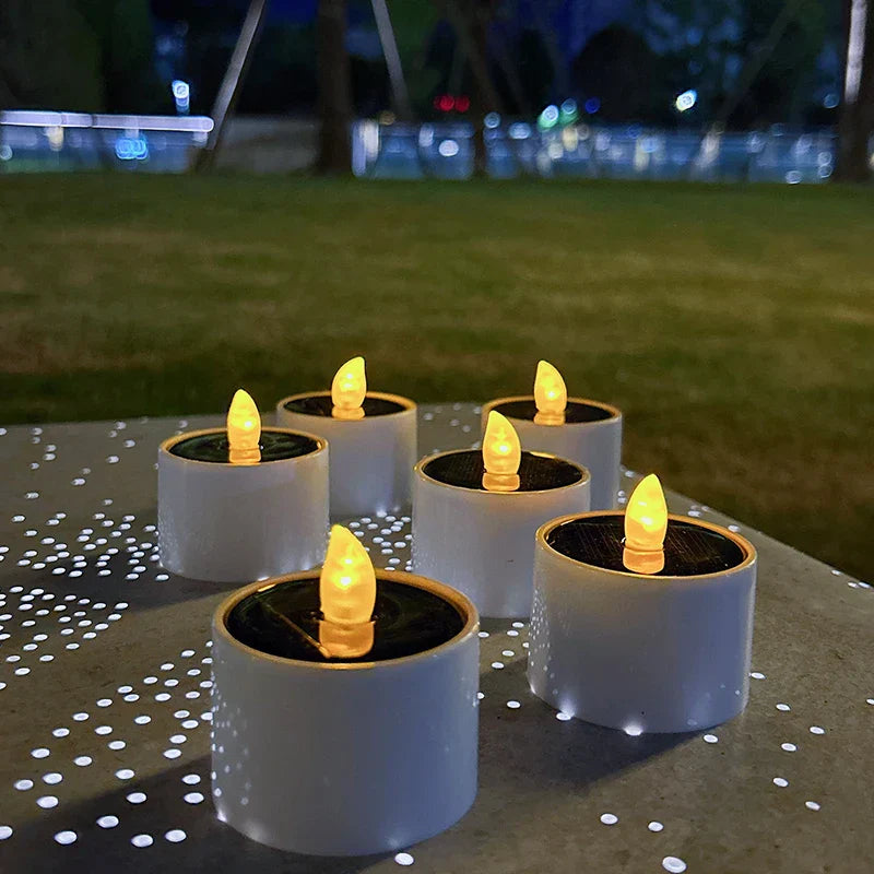 SolarGlanz – Ambient Solar-Kerzen warmweiß Garten & Terrasse