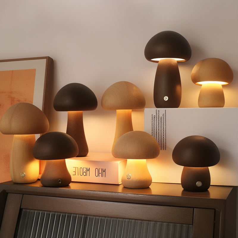 LumiShroom - Stylische USB-aufladbare Tischlampe