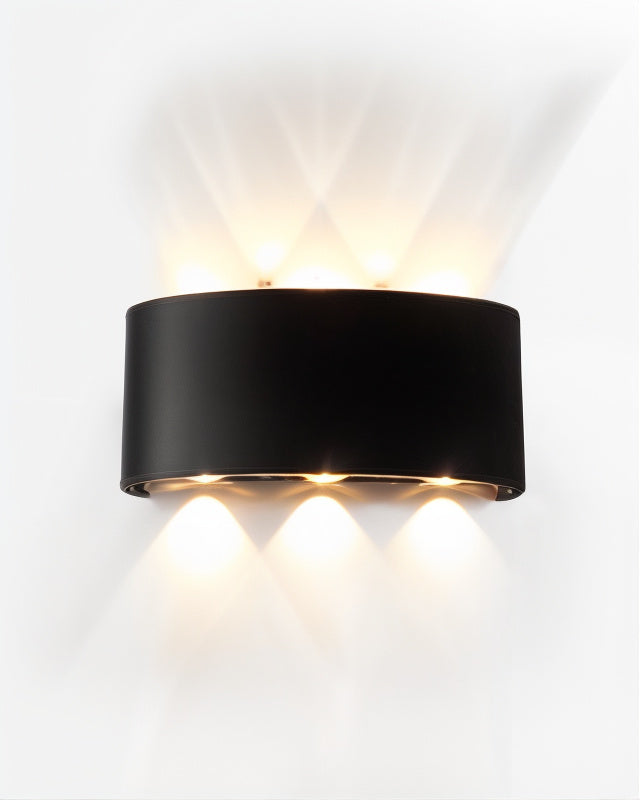 OrrLight – LED Außenwandleuchte IP65 schwarz/weiß für Haus & Garten