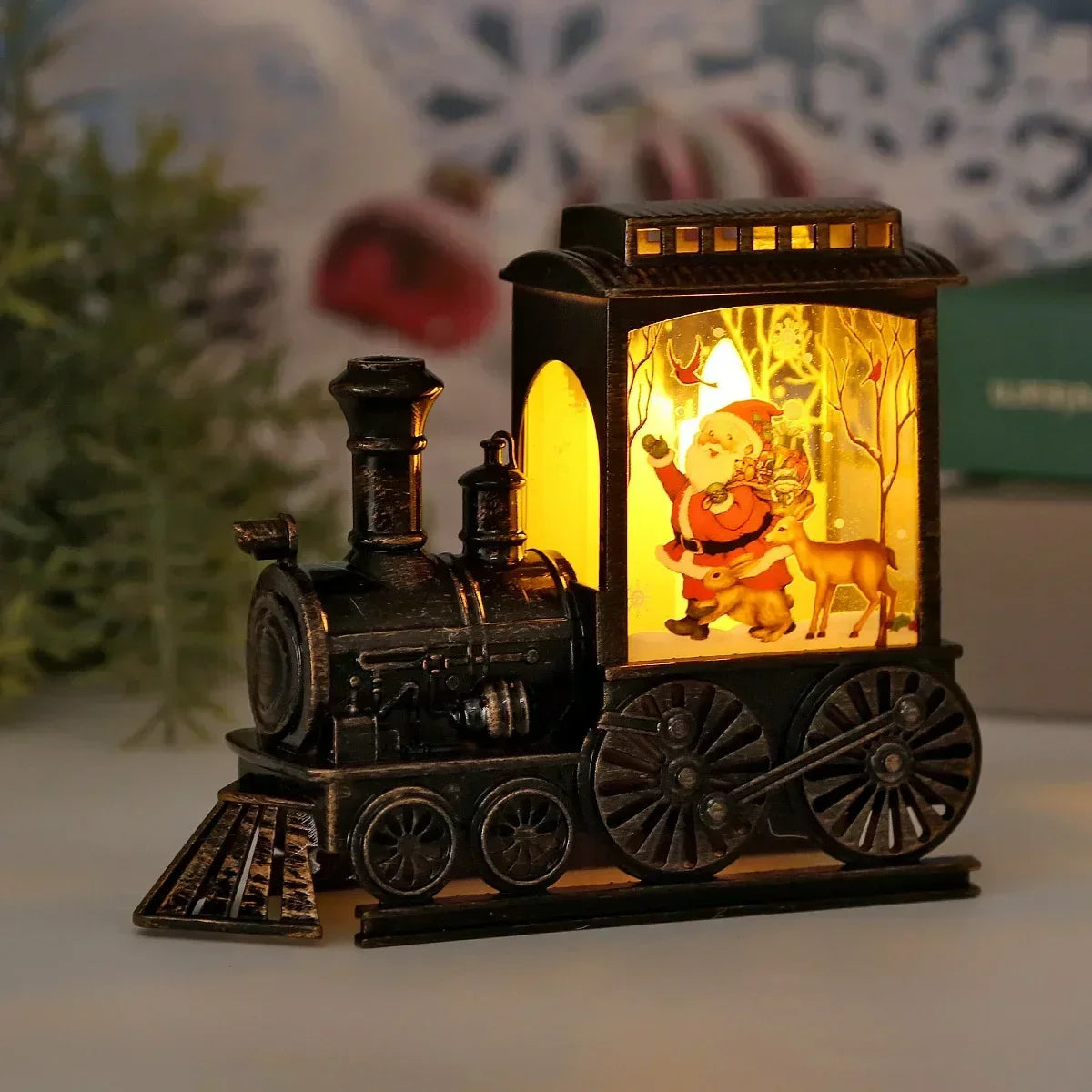 VintageGlow – Retro Laternen-Nachtlampe mit warmem Licht für Terrasse