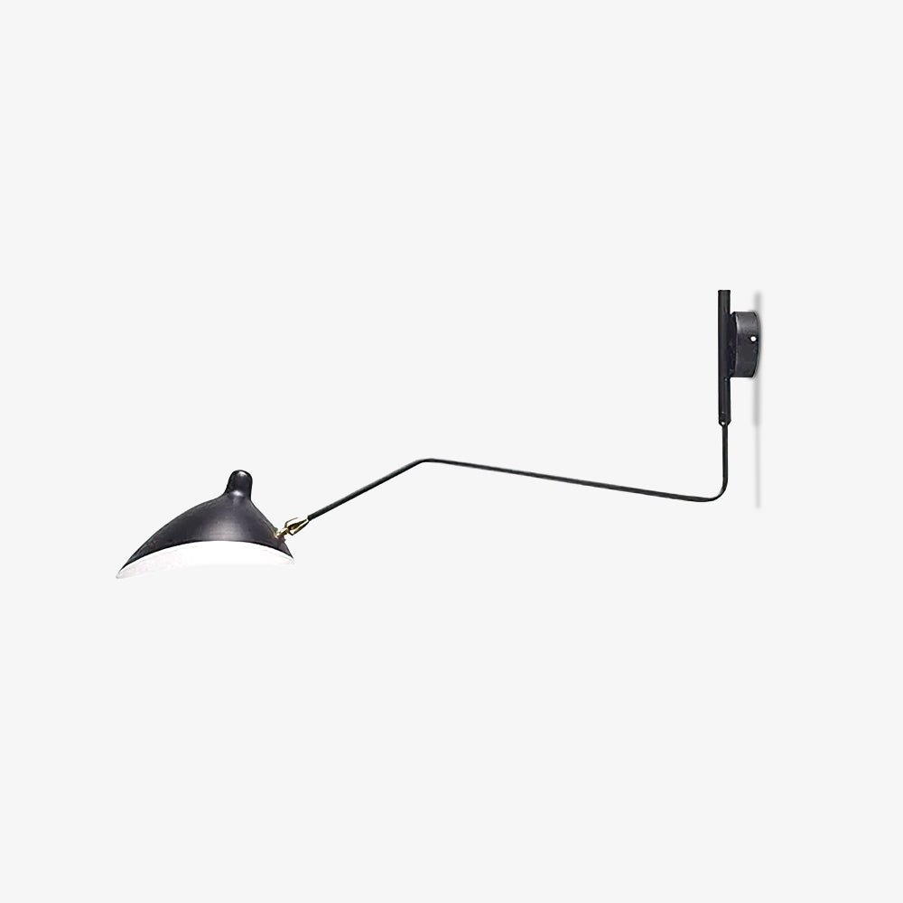 SerenLuce Wandleuchte – Modern, Gelenkarm, Schwarz, Für Wohnzimmer