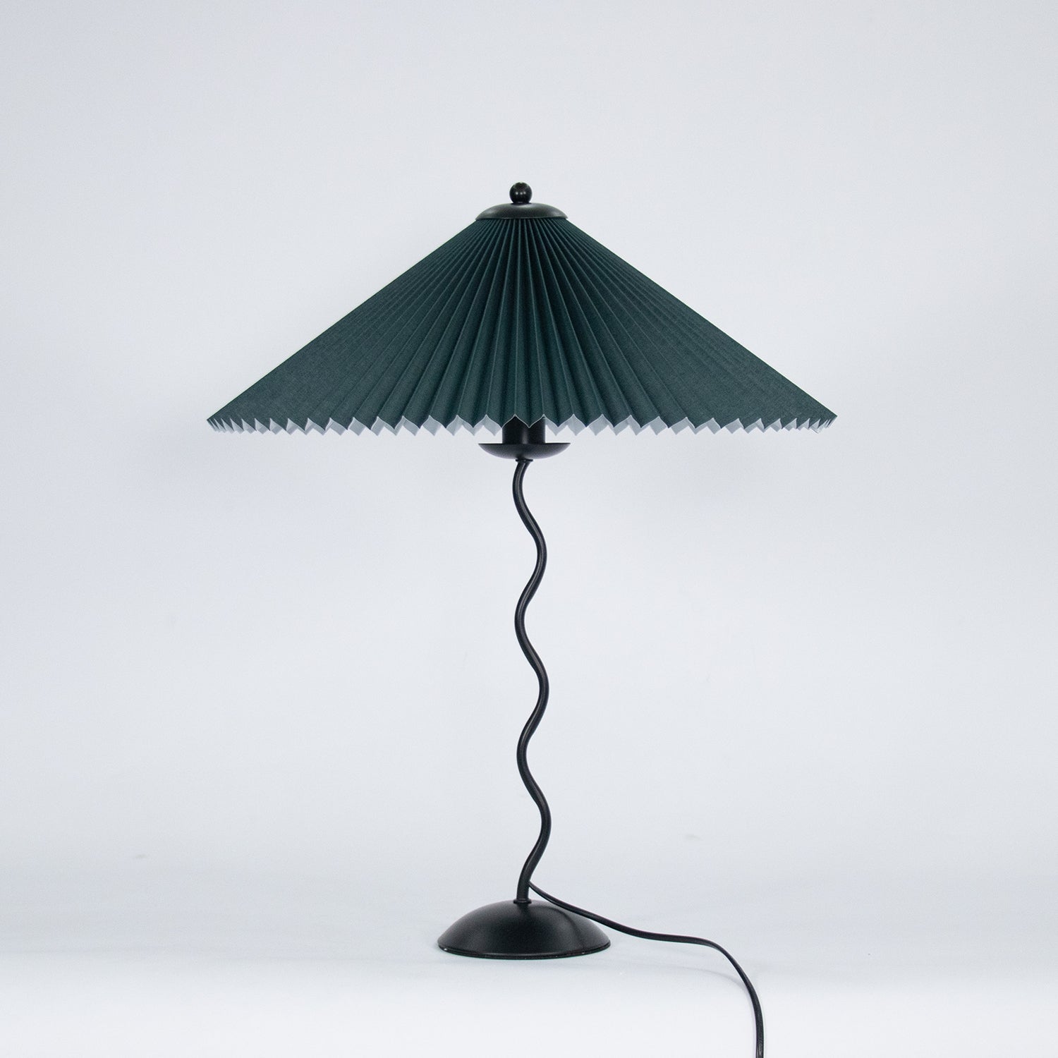 CurveLicht Design-Tischlampe – LED, Wellenform, Schwarz, für Wohnzimmer