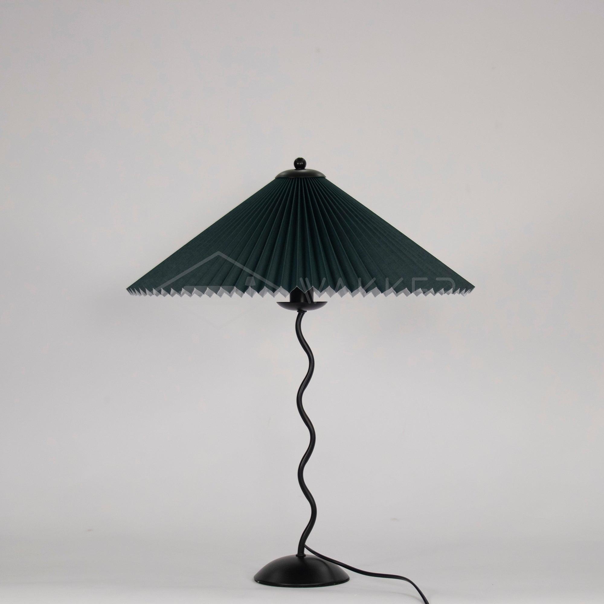 CurveLicht Design-Tischlampe – LED, Wellenform, Schwarz, für Wohnzimmer