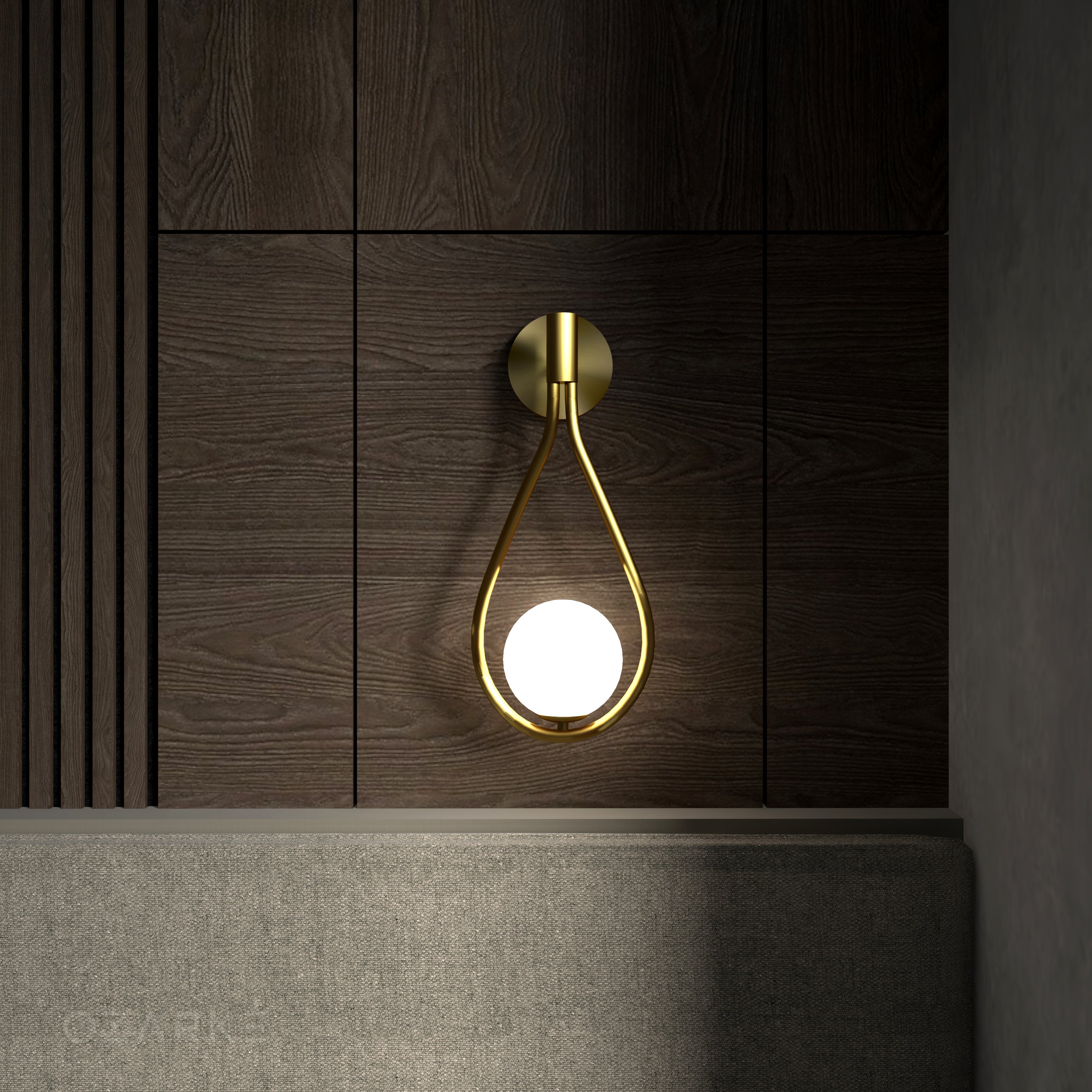 Droplume – Minimalistische LED-Wandleuchte
