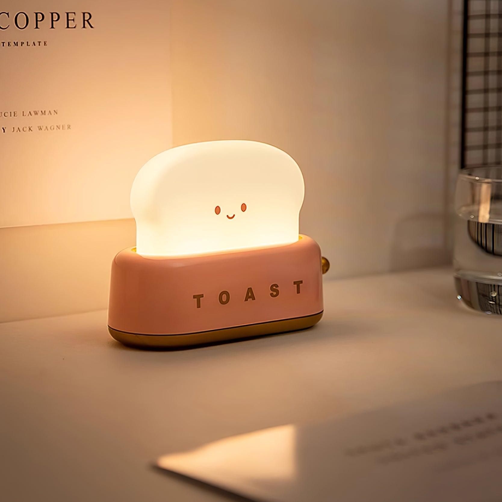 GlowToast Modern LED Tischlampe – Akku Weiß Terrasse