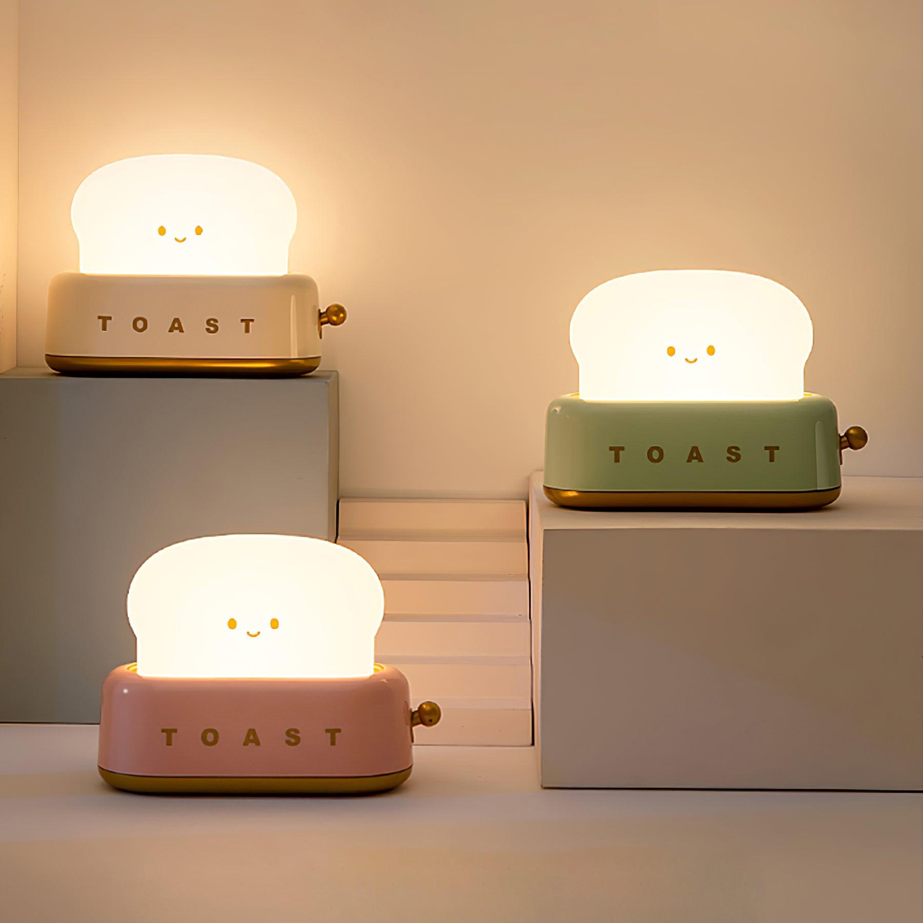 GlowToast Modern LED Tischlampe – Akku Weiß Terrasse