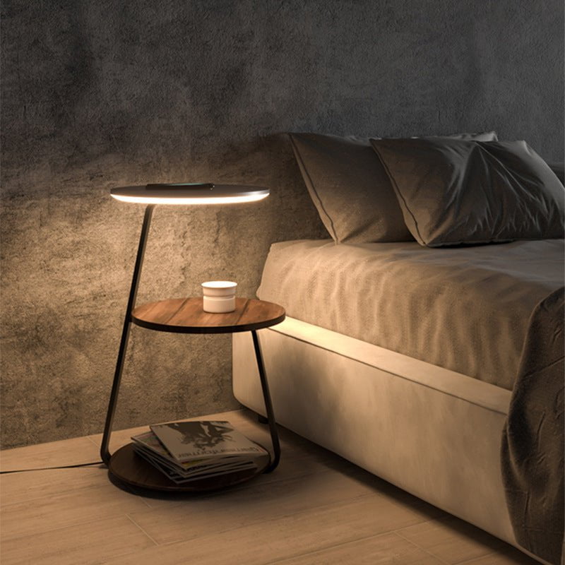LumiTable Moderner LED-Tisch dimmbar Weiß für Terrasse