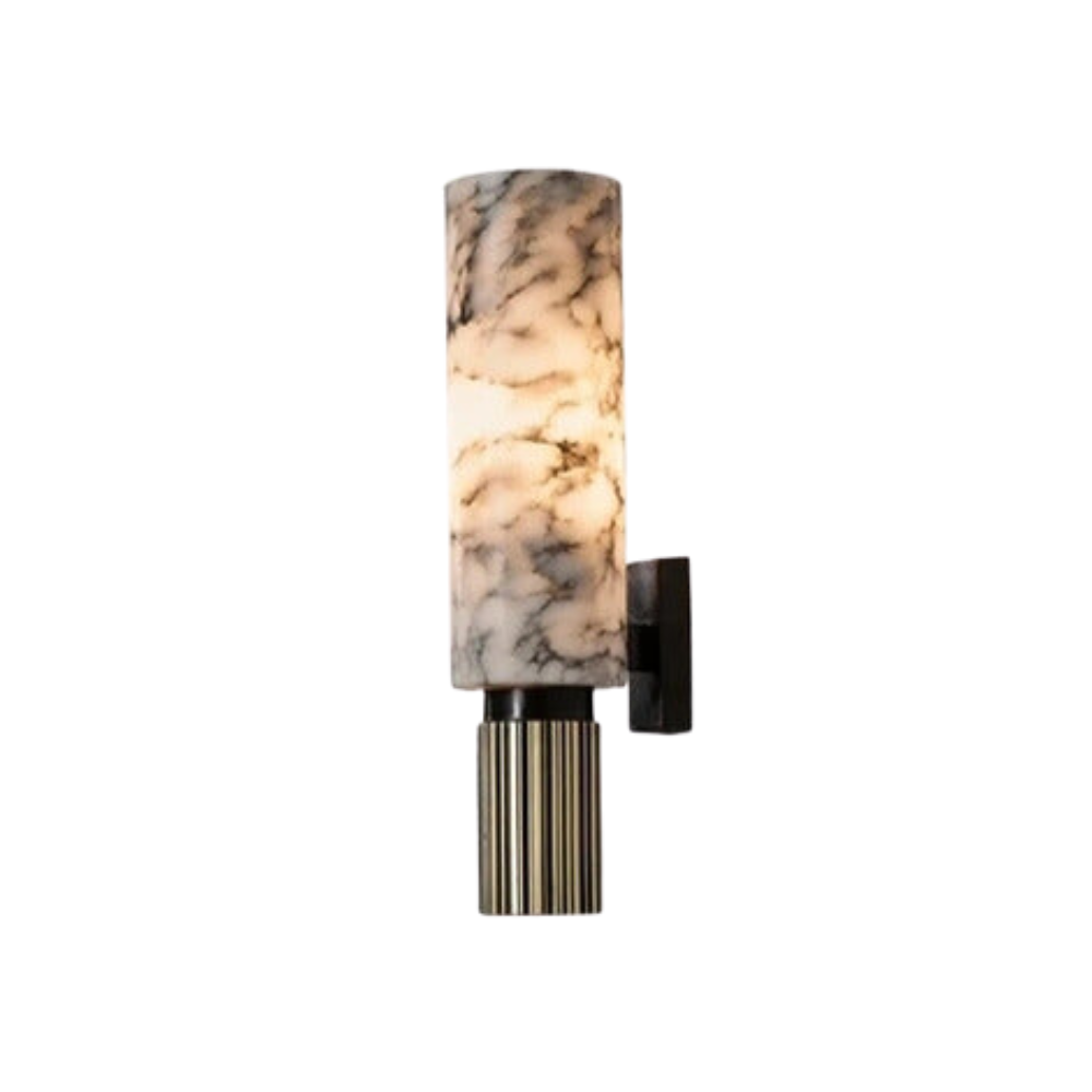 MarmoLux Wandleuchte – Modern, Marmor-Optik, LED, Für Wohnzimmer