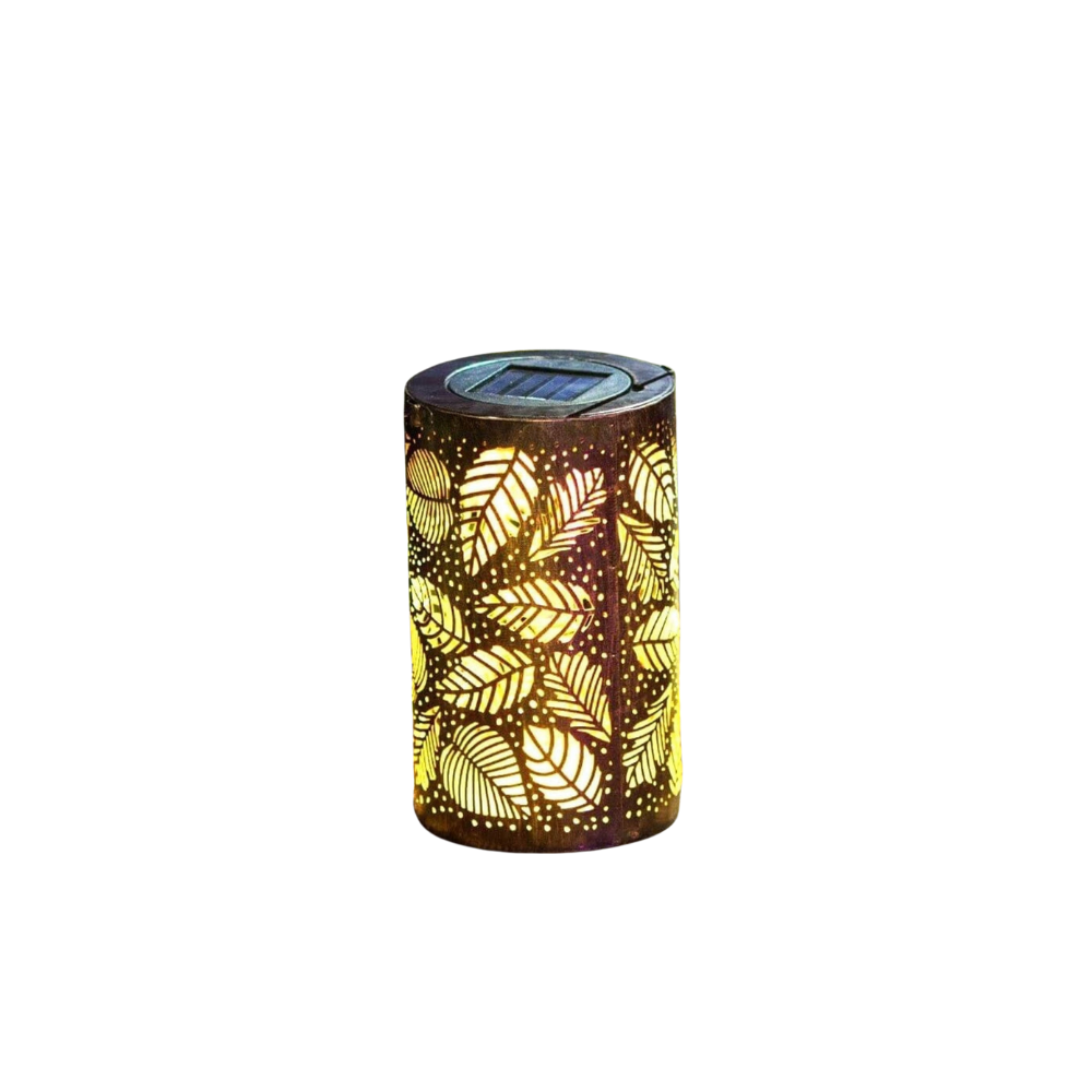 LumiBlatt | Solar Gartenleuchte – Blätter-Design, Warmweiß, Für Garten