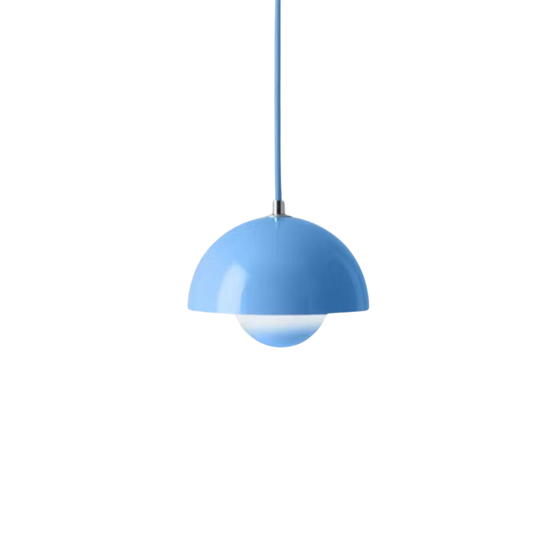 Prismalux I Halbrunde Metallpendelleuchte mit LED-Beleuchtung