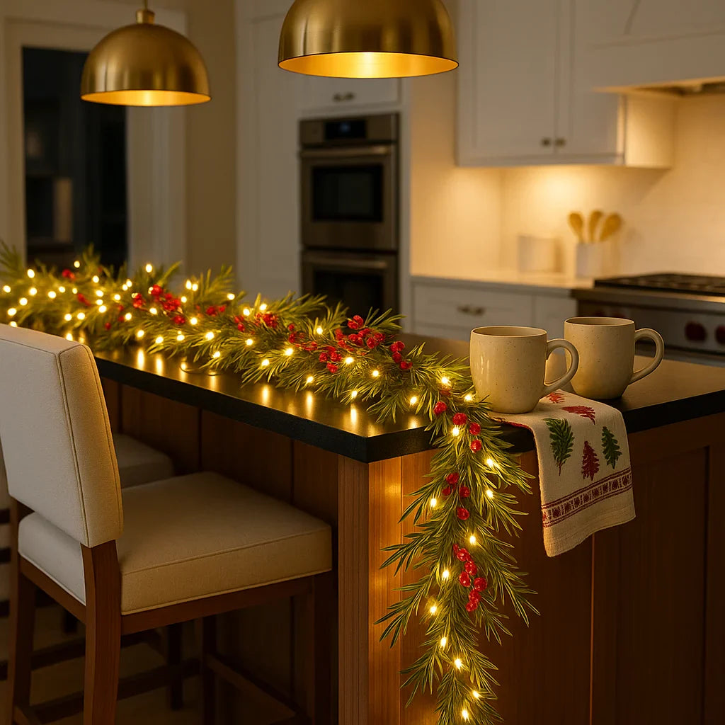 LumiBerry Girlande – LED-Dekolicht warmweiß für Innenräume