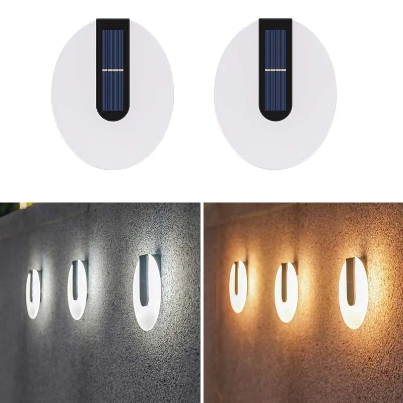 SunStream LED Solar Wandleuchte Außen – Warmweißes Licht & Wandbeleuchtung