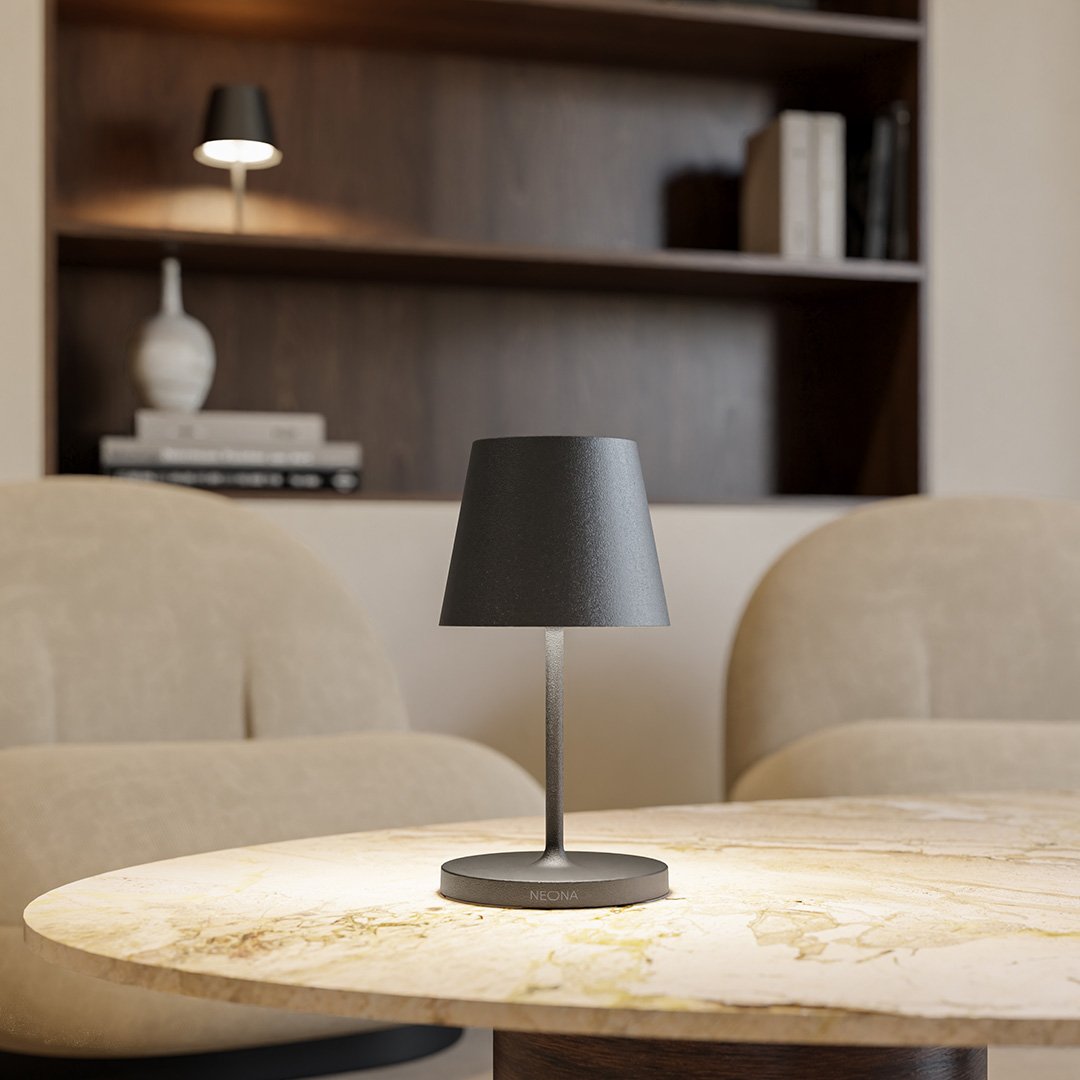 LumaGlow – Elegante LED-Tischlampe warmes Licht weiß für Wohnzimmer