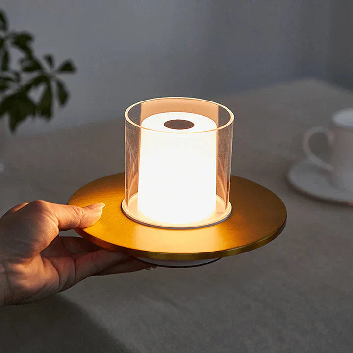 GlowSense LED-Kerzenlampe – Modern Induktiv Warmlicht für Garten & Terrasse